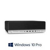 Calculatoare HP EliteDesk 800 G3 SFF, Quad Core i5-6500, 8GB DDR4, Win 10 Pro